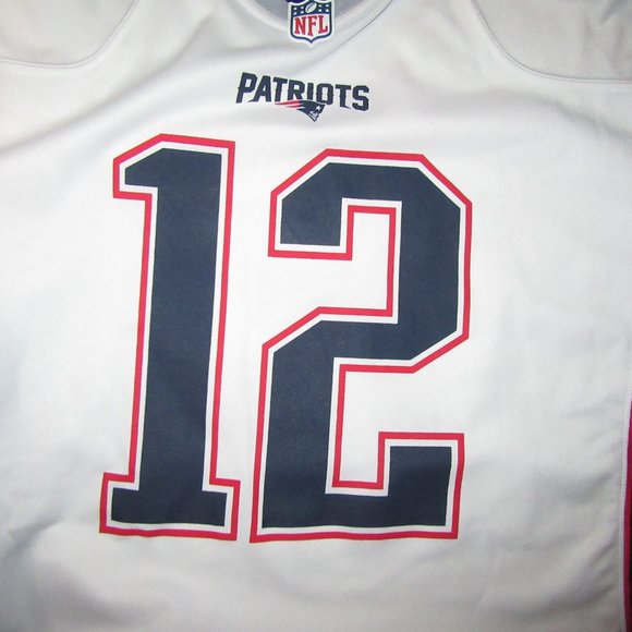 TOM BRADY ON FIELD JERSEY/SIZE XL/SHORT SLEEVE/NEW ENGLAND PATRIOTS - Picture 3 of 6